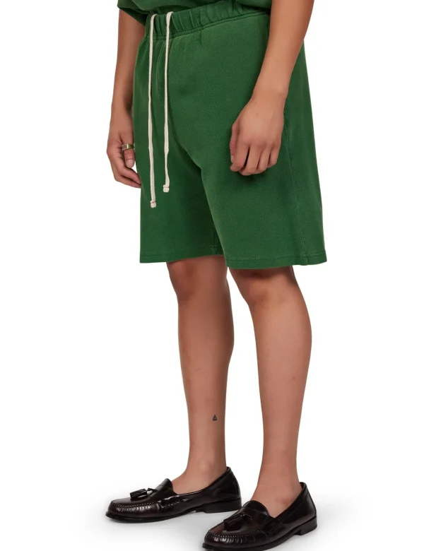 New LES TIEN Piqué Rider Short Washed Verde
