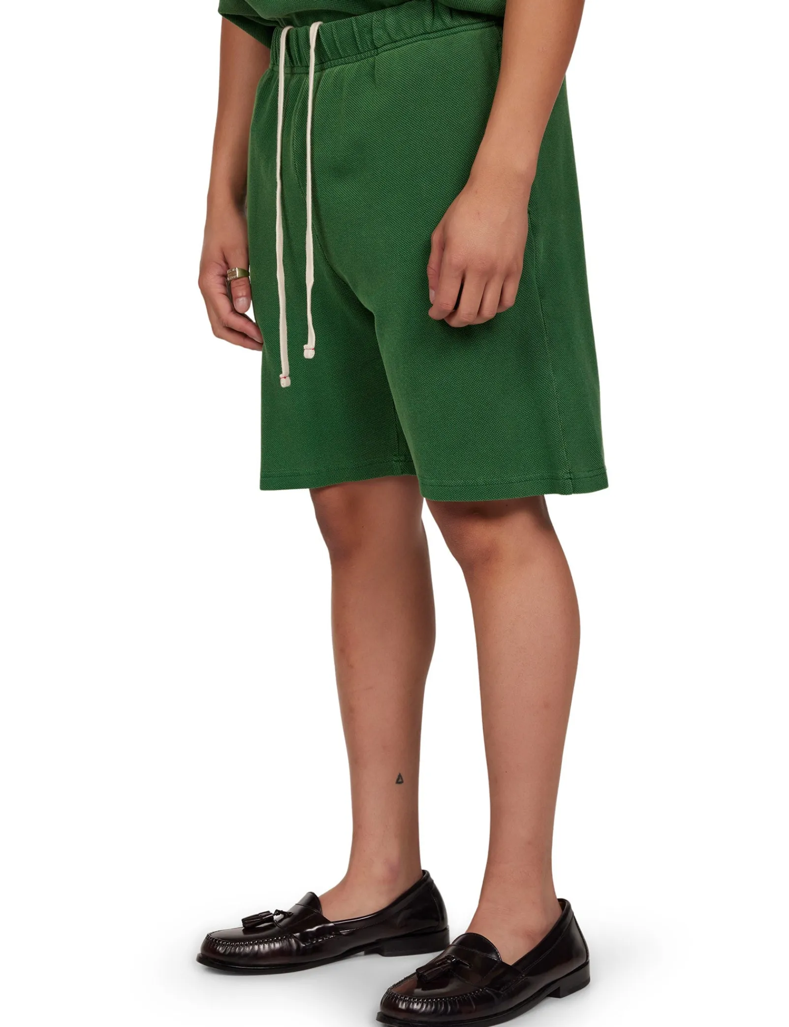 piqu_rider_short_1-1.webp New LES TIEN Piqué Rider Short Washed Verde