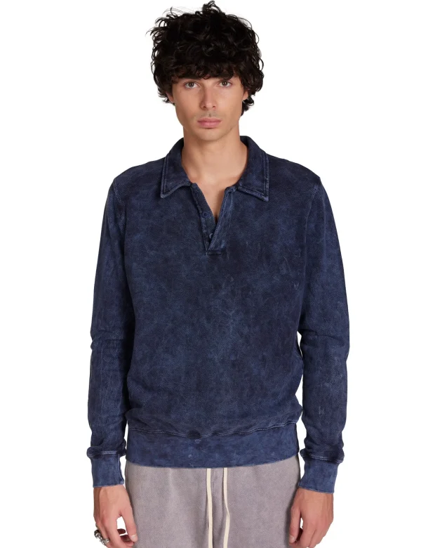 Hot LES TIEN Piqué Tennis Polo Acid Navy