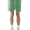 Online LES TIEN Piqué Yacht Short Acid Succulent