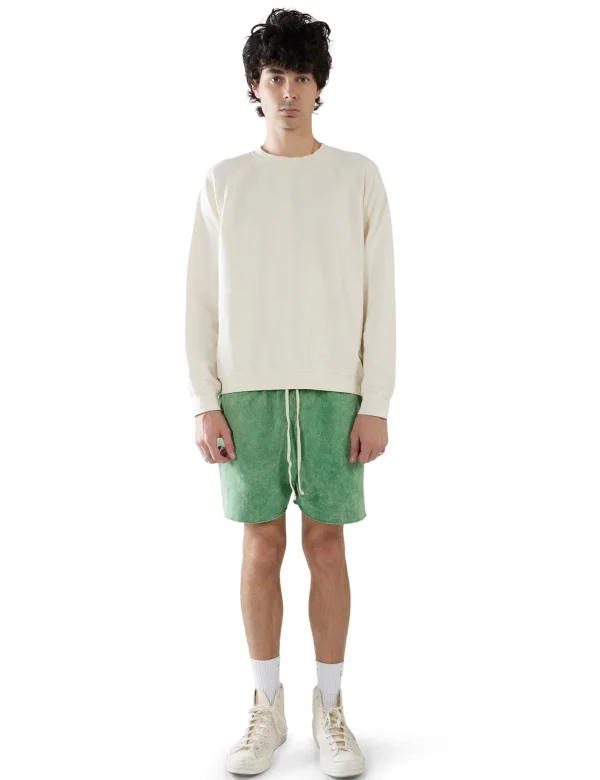 Online LES TIEN Piqué Yacht Short Acid Succulent