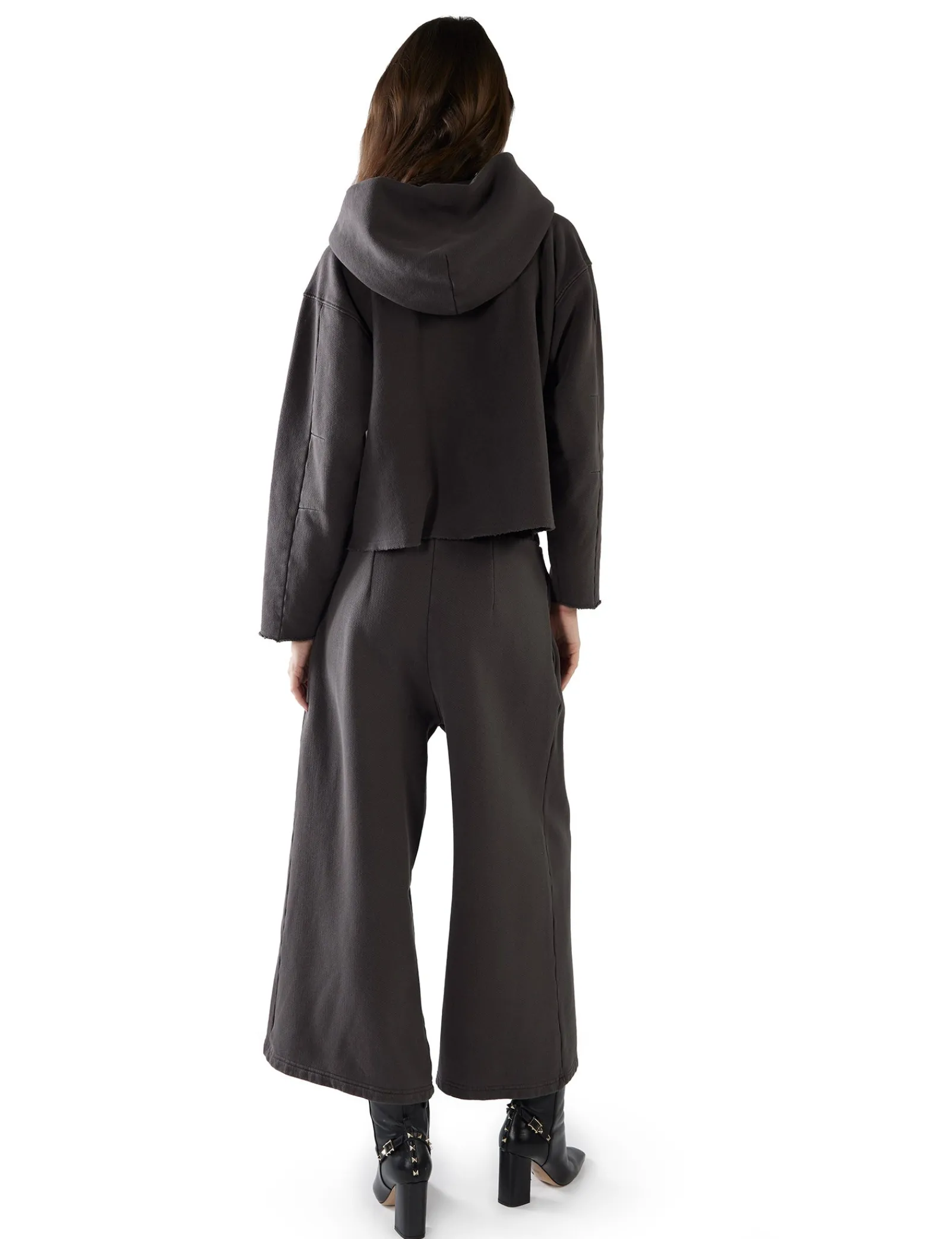 rachel_raw_crop_hoodie_3.webp Best LES TIEN Rachel Raw Crop Hoodie Vintage Black