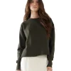 Fashion LES TIEN Riley Roll Neck Pullover Forest