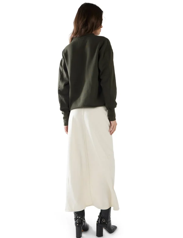 Fashion LES TIEN Riley Roll Neck Pullover Forest