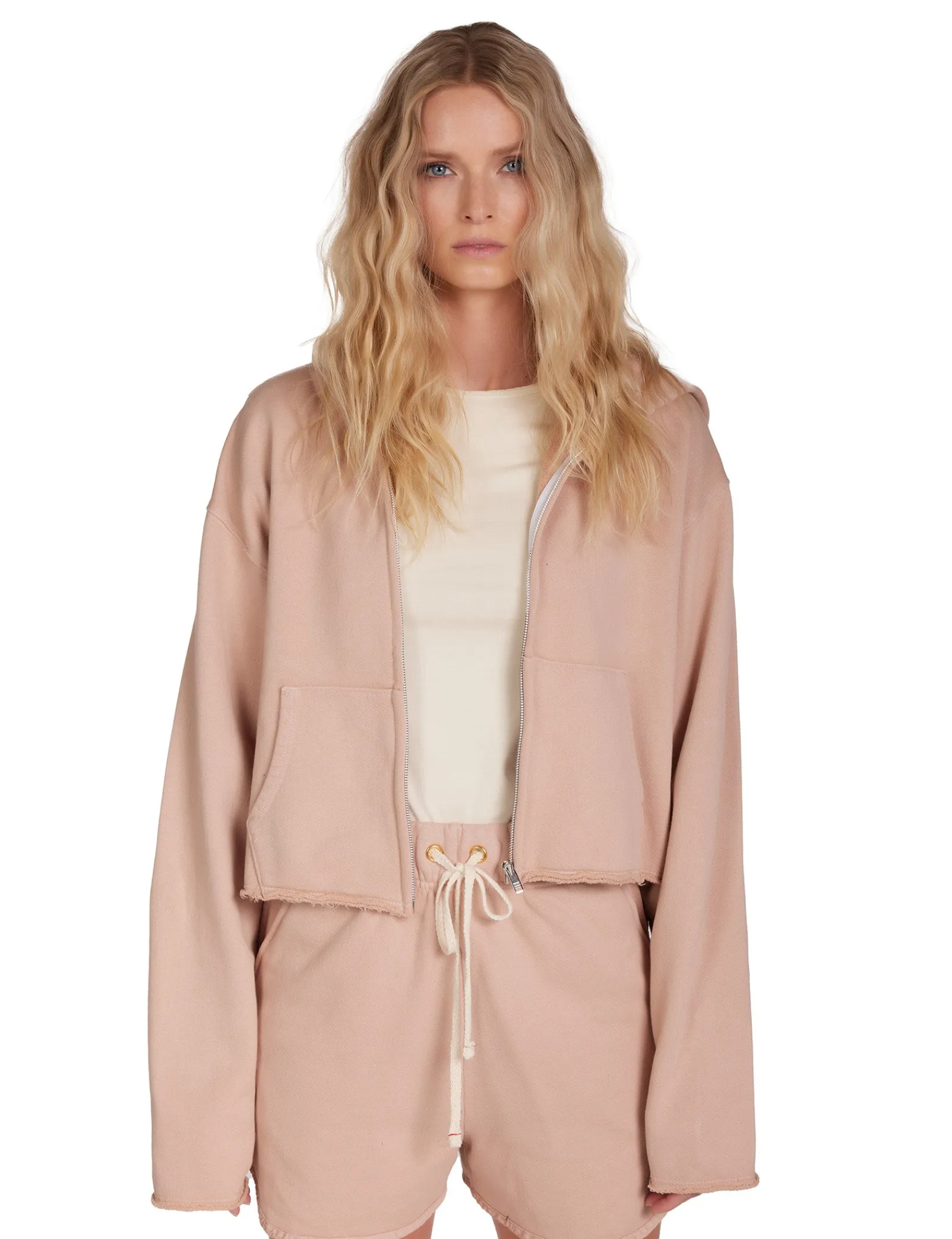 rosa_raw_zip_hoodie_0-3.webp Outlet LES TIEN Rosa Raw Zip Hoodie Mauve