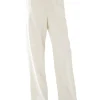 Fashion LES TIEN Rose Classic Carpenter Pant Ivory
