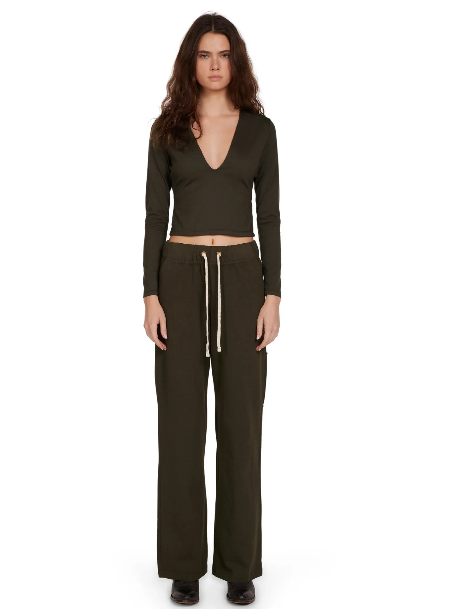 rose_classic_carpenter_pa_1.webp Hot LES TIEN Rose Classic Carpenter Pant Forest