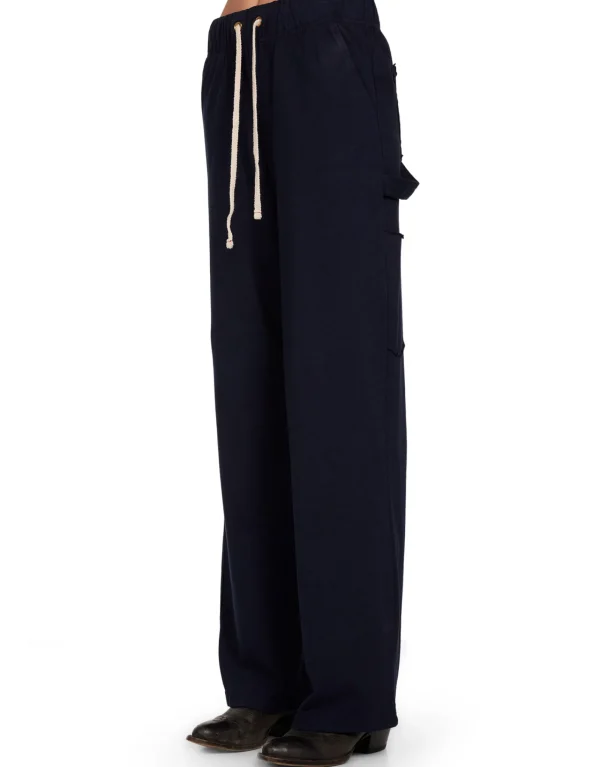 Fashion LES TIEN Rose Classic Carpenter Pant Navy