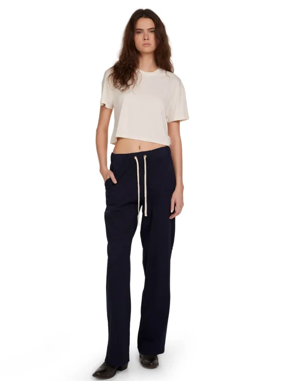 Fashion LES TIEN Rose Classic Carpenter Pant Navy