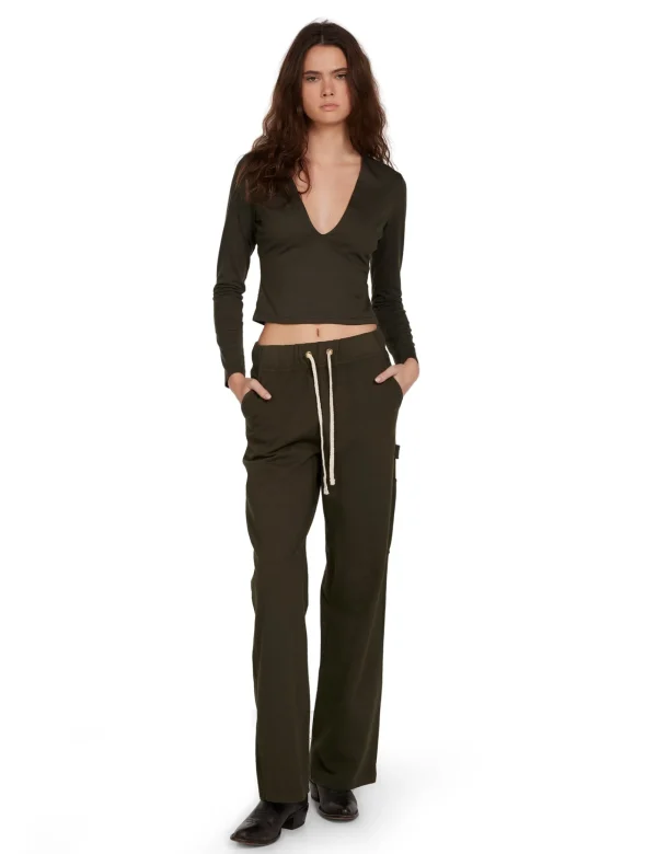 Hot LES TIEN Rose Classic Carpenter Pant Forest