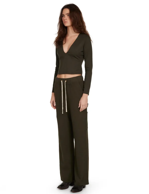 Hot LES TIEN Rose Classic Carpenter Pant Forest