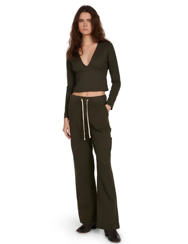 Hot LES TIEN Rose Classic Carpenter Pant Forest