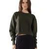 Hot LES TIEN Ryder Crop Crew Forest