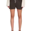 Best LES TIEN Serena Scallop Short Vintage Black