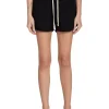 Best LES TIEN Serena Scallop Short Jet Black