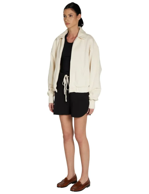 Best LES TIEN Serena Scallop Short Jet Black