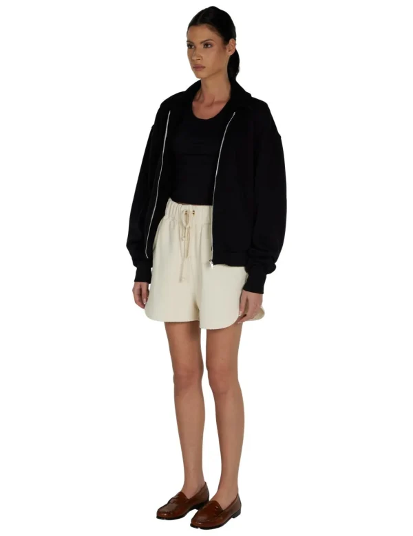 Clearance LES TIEN Serena Scallop Short Ivory
