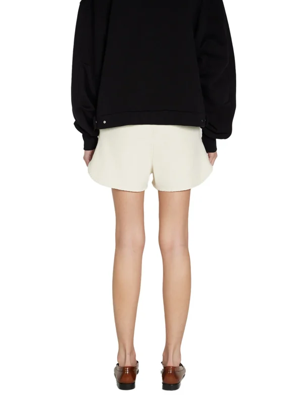 Clearance LES TIEN Serena Scallop Short Ivory