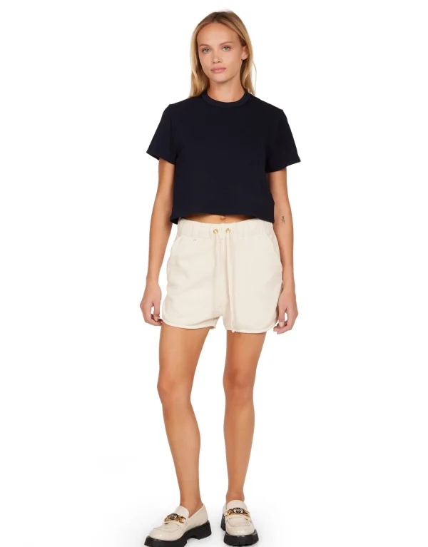Outlet LES TIEN Serena Scallop Short Ivory