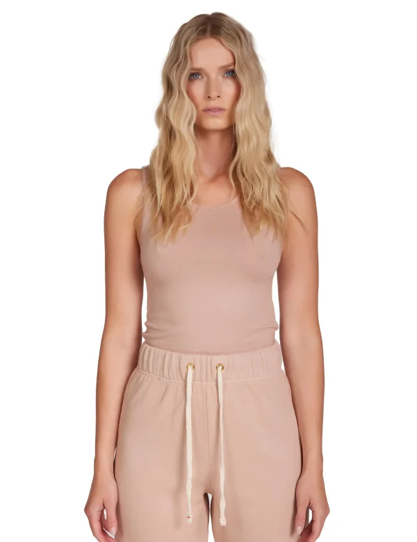 Discount LES TIEN Talya Crop Tank Mauve