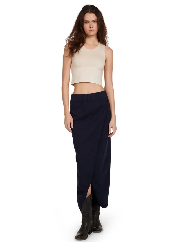 New LES TIEN Talya Crop Tank Ivory