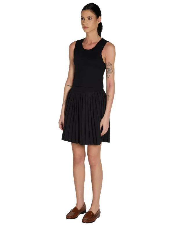 Best LES TIEN Talya Crop Tank Jet Black