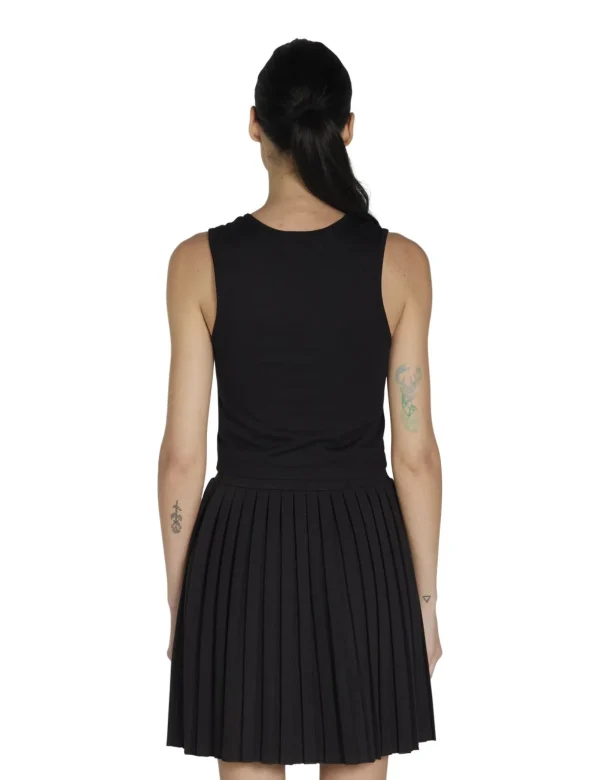 Best LES TIEN Talya Crop Tank Jet Black