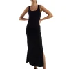 Hot LES TIEN Tatiana Tank Dress Jet Black