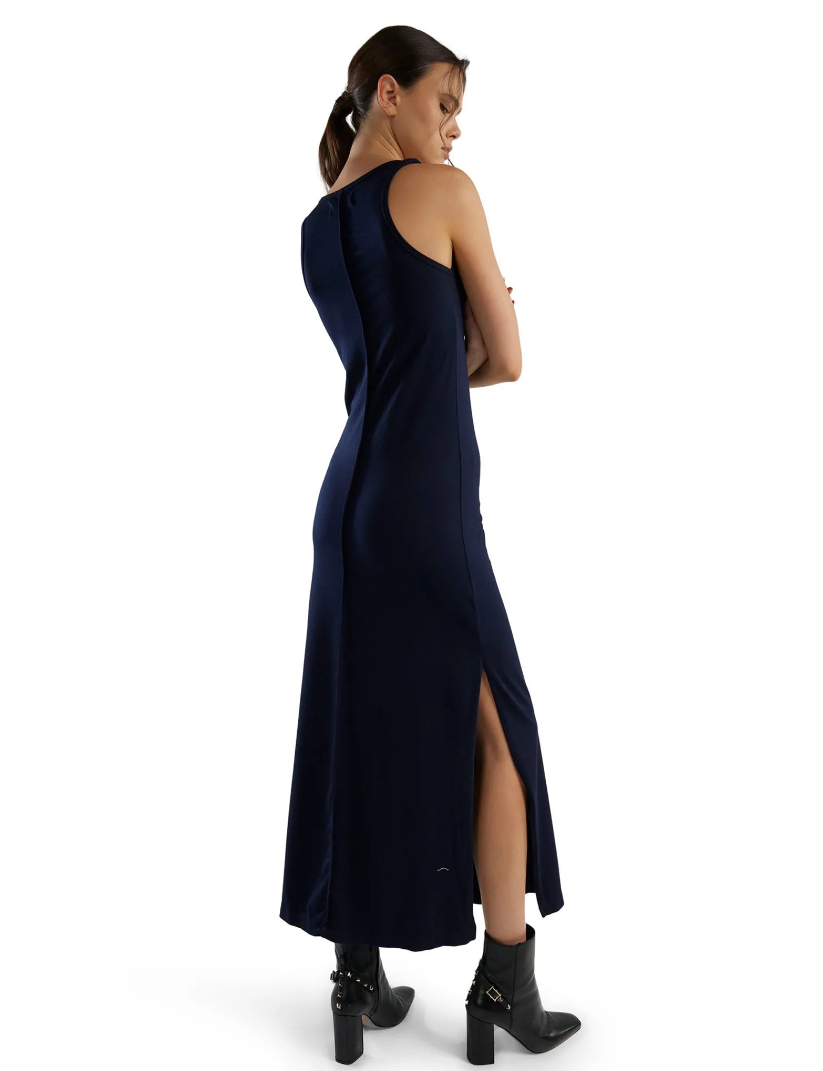 tatiana_tank_dress_4-1.webp Clearance LES TIEN Tatiana Tank Dress Navy
