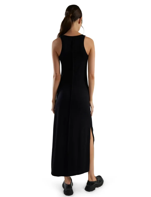 Hot LES TIEN Tatiana Tank Dress Jet Black
