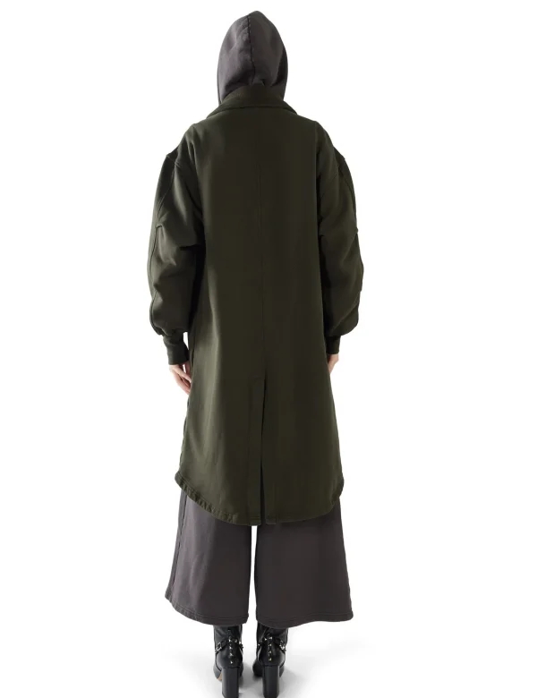 Fashion LES TIEN Virgina Oversized Parka Forest