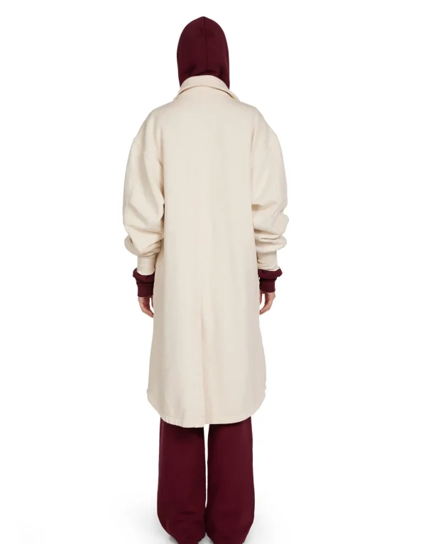 Sale LES TIEN Virginia Oversized Parka Ivory