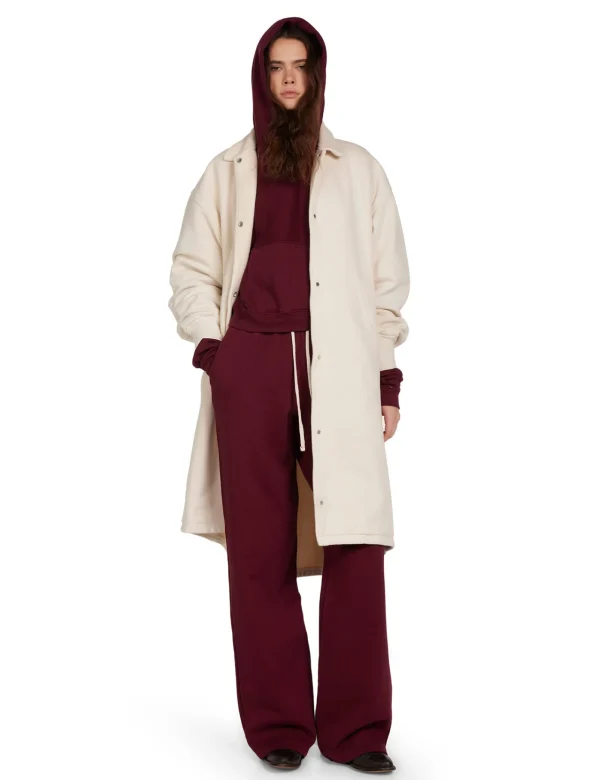 Sale LES TIEN Virginia Oversized Parka Ivory