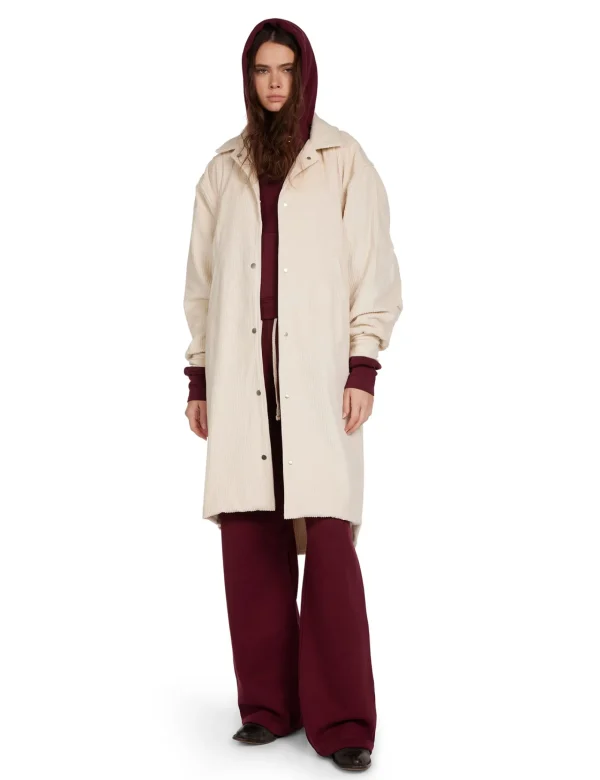Sale LES TIEN Virginia Oversized Parka Ivory