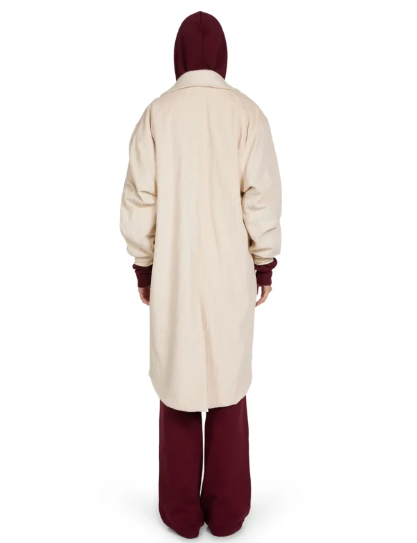 Sale LES TIEN Virginia Oversized Parka Ivory
