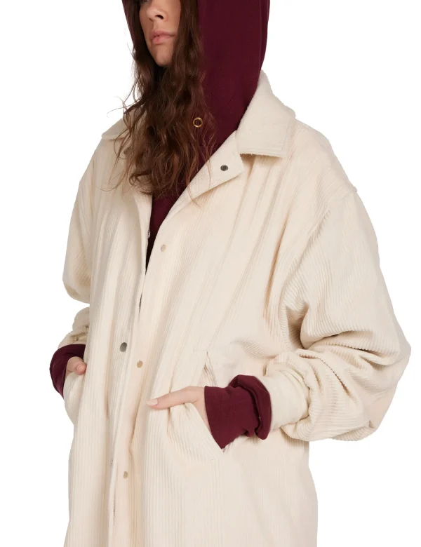 Sale LES TIEN Virginia Oversized Parka Ivory