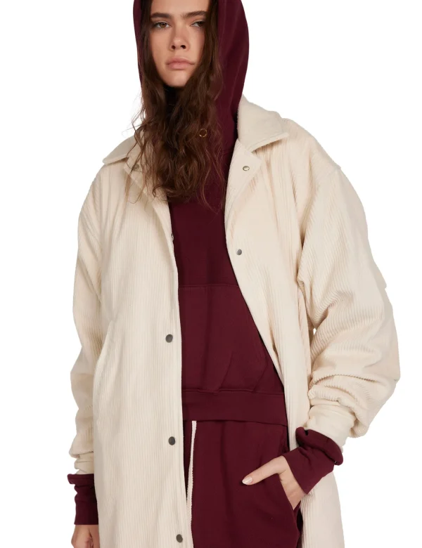 Sale LES TIEN Virginia Oversized Parka Ivory
