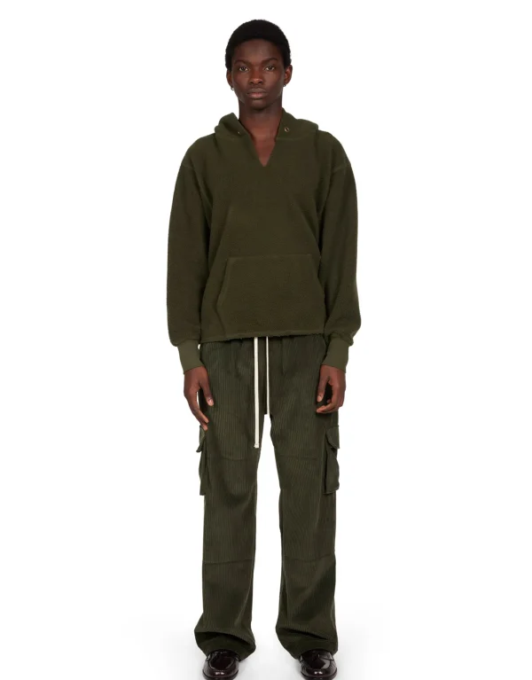 Hot LES TIEN Wide Wale Corduroy Cargo Pant Forest