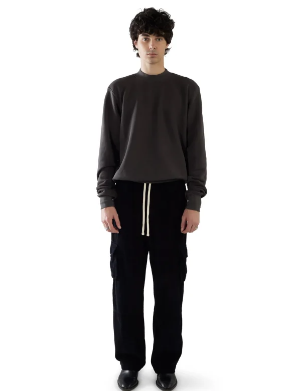 Discount LES TIEN Wide Wale Corduroy Cargo Pant Jet Black