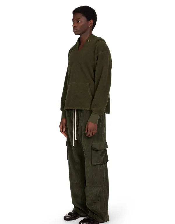 Hot LES TIEN Wide Wale Corduroy Cargo Pant Forest