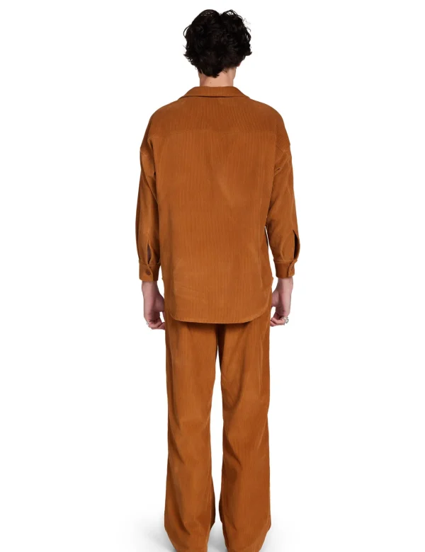 Best LES TIEN Wide Wale Corduroy Oversized Button Up Sahara